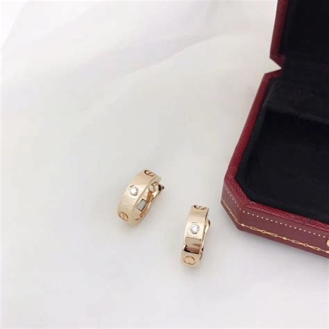 cartier love earrings replica uk|vintage cartier love earrings.